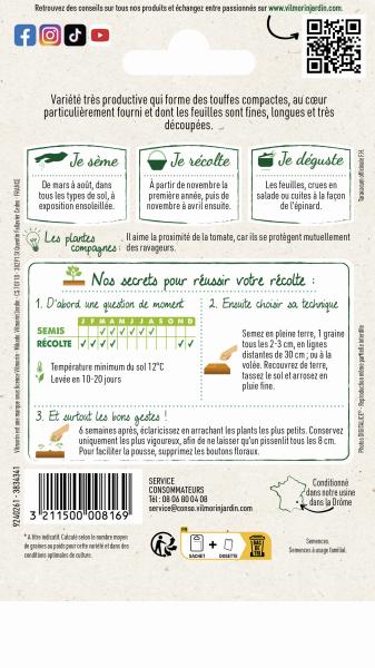 Potagères - Pissenlit à Cœur Plein Amélioré - MEDIA_PACKAGING_VERSO